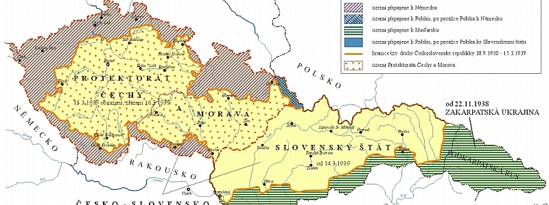 Záběry ze Staňkova z let 1938 - 1945