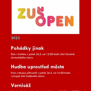 ZUŠ Open – Vernisáž
