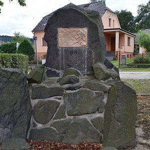Kout na Šumavě - památník M. J. Husa