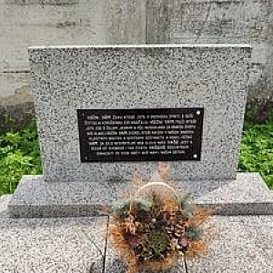Poběžovice - pomník pochodu smrti